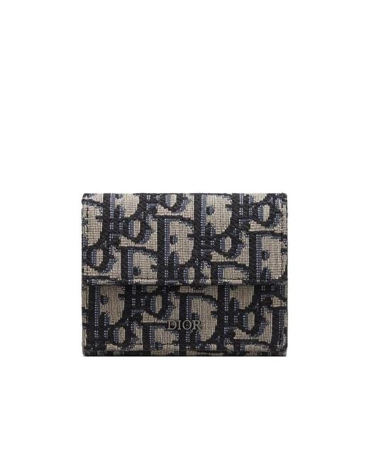Dior Black Trifold Wallet for men
