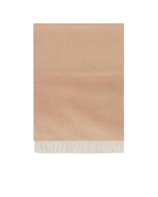 Loro Piana Natural Two-Tone Neck Scarf