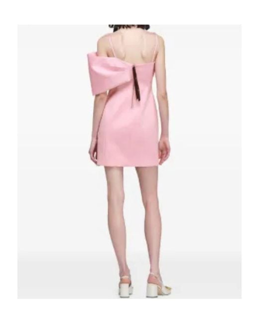 Marc Jacobs Pink Bow-Decorated Mini Dress