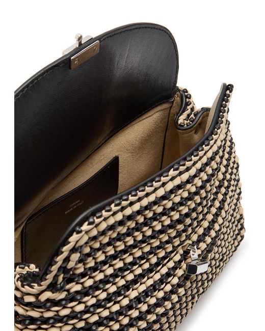 Totême Black Two-Tone Clutch Bag