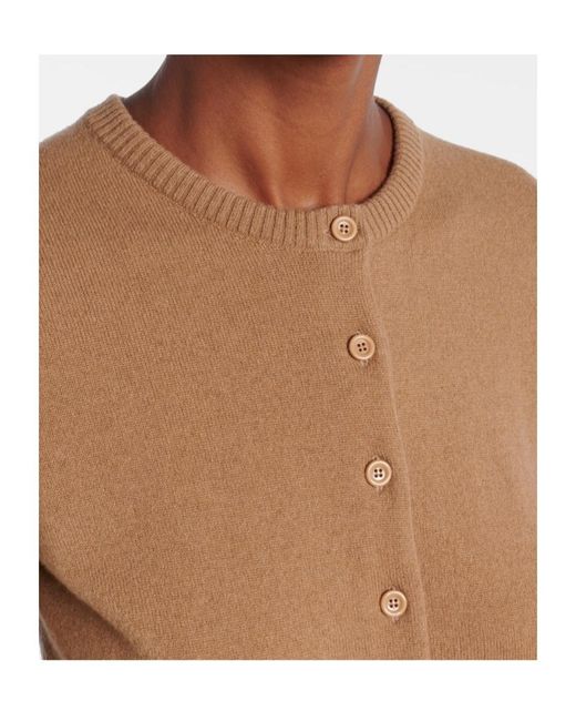 Dolce & Gabbana Brown Cashmere Cardigan