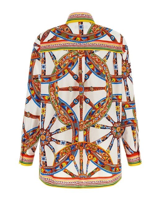 Dolce & Gabbana Multicolor 'Carretto' Shirt
