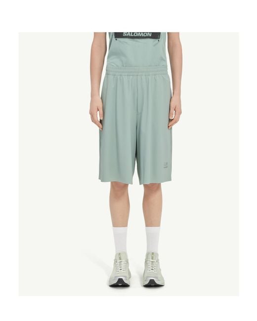 MM6 by Maison Margiela Green X Salomon Running Shorts