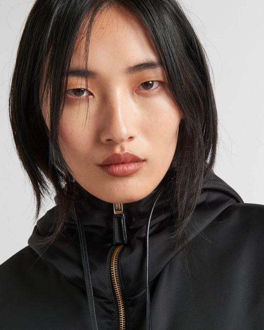 Prada Black Re-Nylon Half-Zip Gilet
