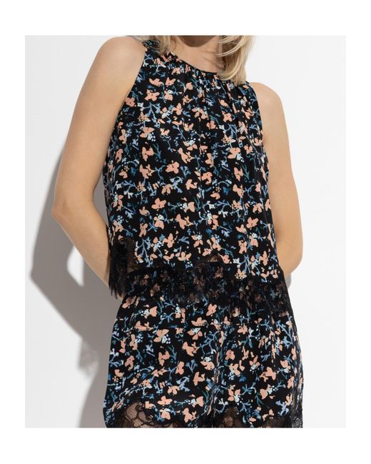 Ulla Johnson Black Sierra Blouse