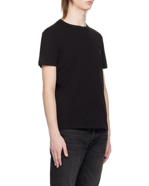 Tom Ford Black Classic Crewneck T-Shirt for men