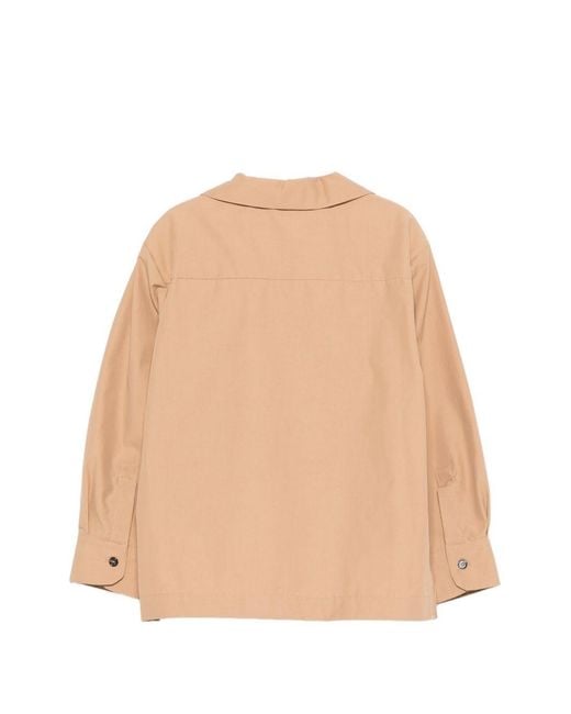 Balmain Natural Embroidered Pocket Jacket