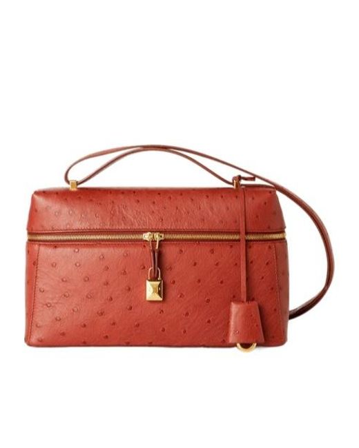 Loro Piana Red Extra Shoulder Bag