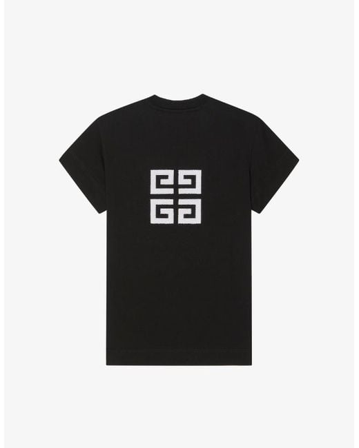 Givenchy Black 4G Slim Fit Crewneck T-Shirt
