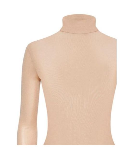 Maison Margiela White High-Neck Bodysuit