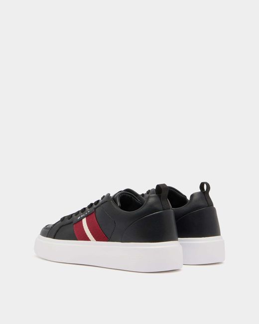 Bally Black Lace-Up Low-Top Casual Shoes
