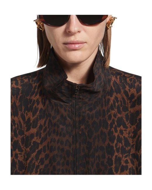 Balenciaga Metallic Frame Oval Clip-On Earrings