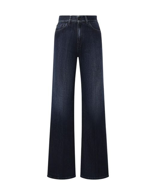 Dondup Blue Belt-Loop Jeans