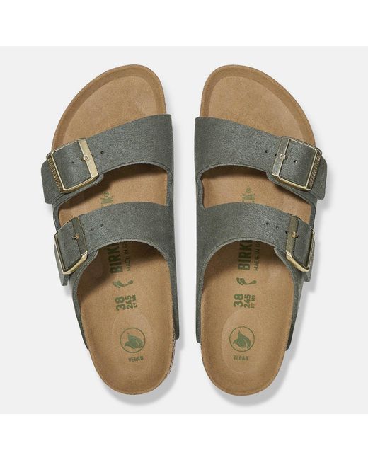 Birkenstock Green Adjustable Flat Sandals