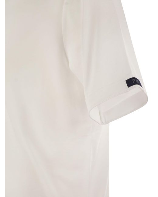 Fay White Classic Polo Shirt for men
