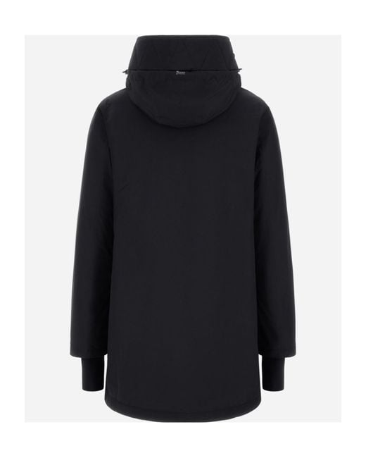 Herno Blue Hooded Down Coat