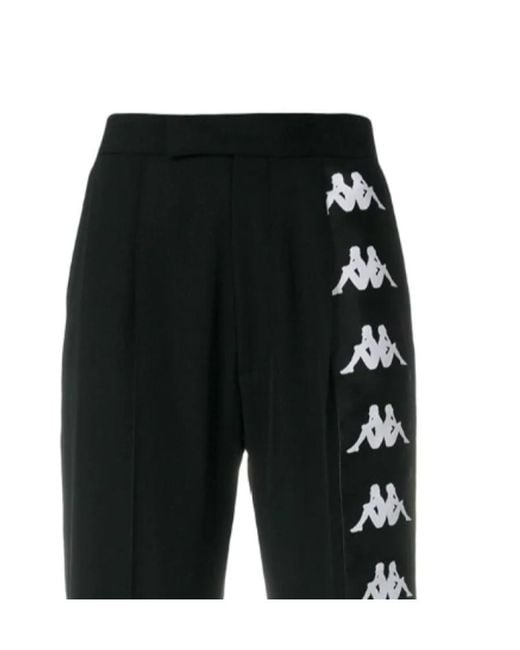 Faith Connexion Black X Kappa Casual Pants