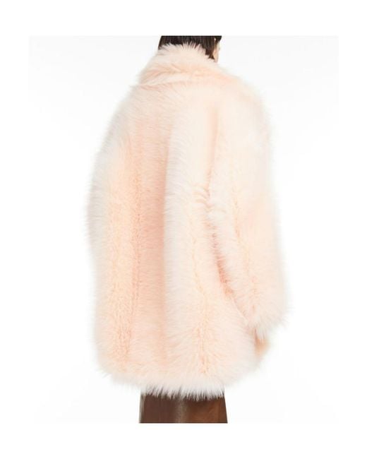 Sportmax Pink Large-Profile Coat