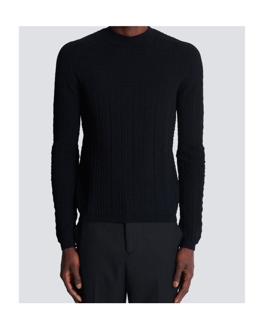 Balmain Black Knit Pb Jumper for men