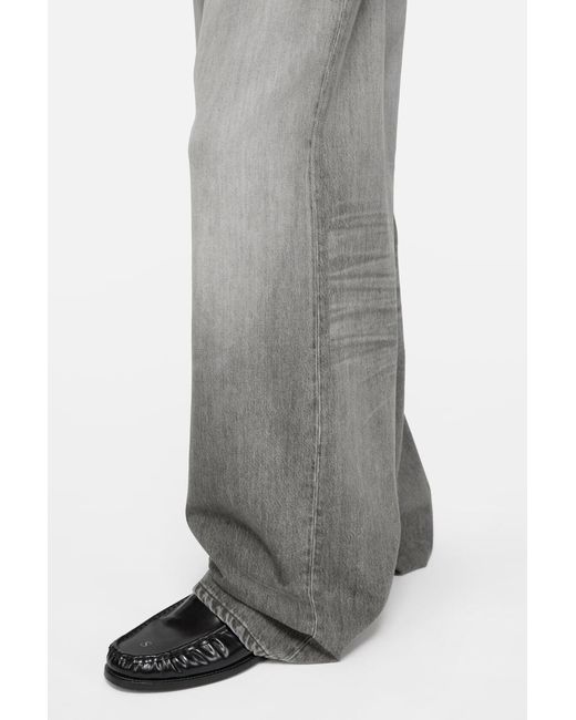 Acne Gray Loose Fit Jeans for men
