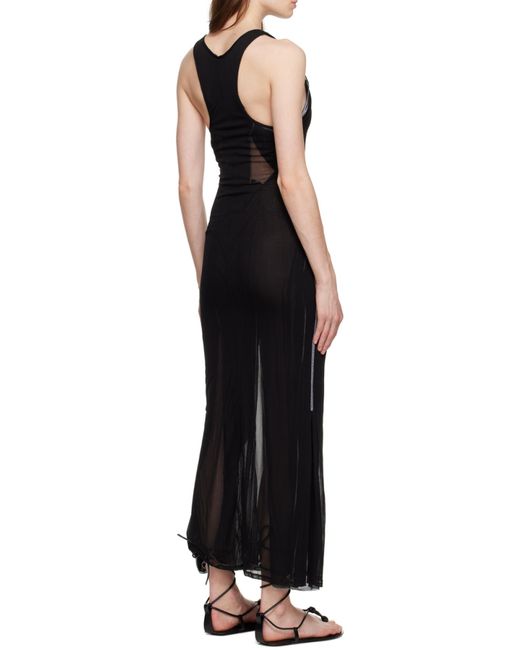 Y. Project Black Sheer Sleeveless Dress