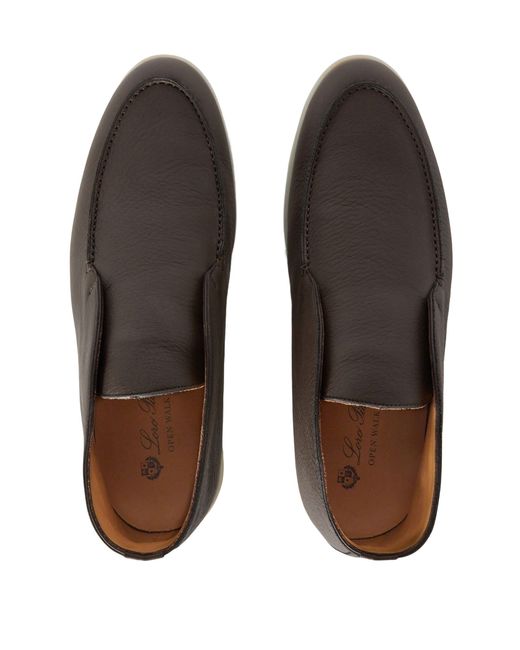 Loro Piana Brown Open Walk Ankle Boots for men