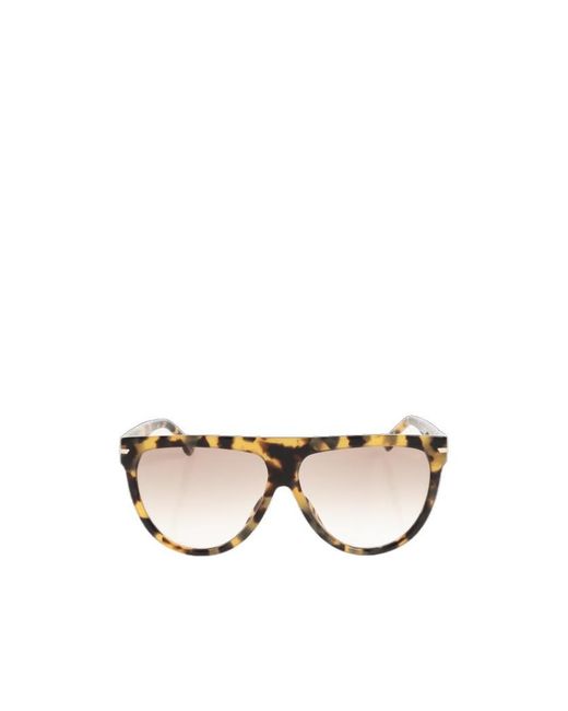 Victoria Beckham Natural Full-Rim Sunglasses