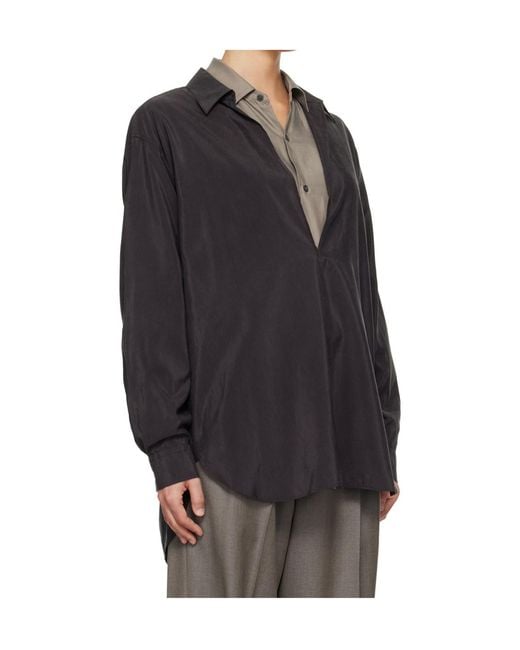 Ssstein Purple Long-Sleeved Shirt