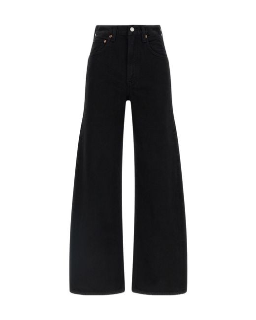 Agolde Black 'Low Curve' Jeans
