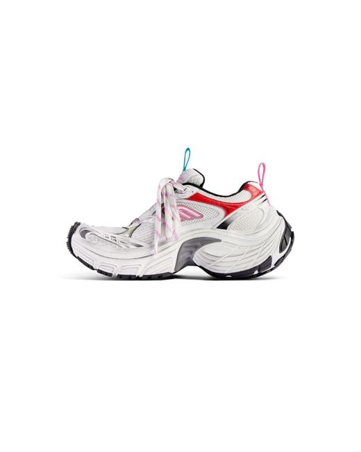 Balenciaga White 6Xl Lace-Up Sneakers