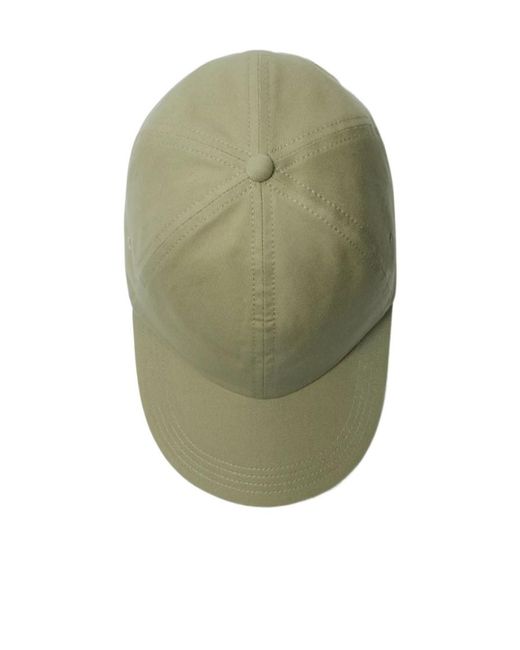 Burberry Green Equestrian Knight Logo Embroidered Curved-Peak Baseball Cap