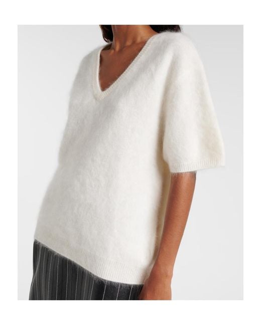 Lisa Yang White Lovisa Sweater