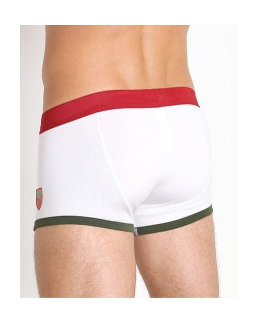 Emporio Armani White Logo Logo Boxers for men