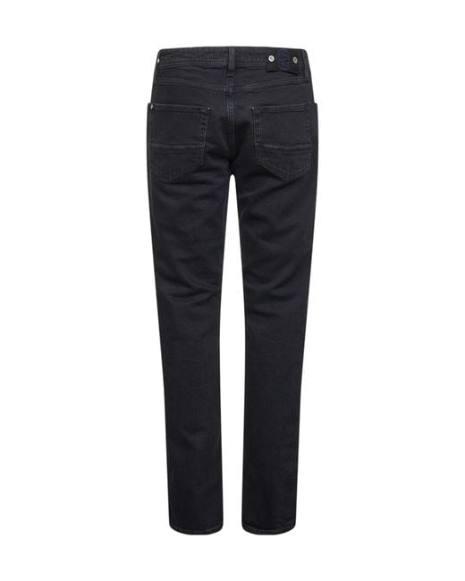 Stone Island Blue Logo Patch Slim-Fit Jeans for men