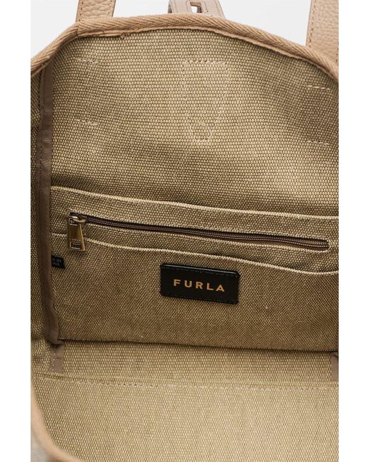 Furla Natural Twist-Lock Tote Bag