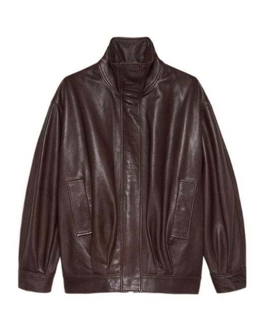 Arma Brown Paula Leather Jacket