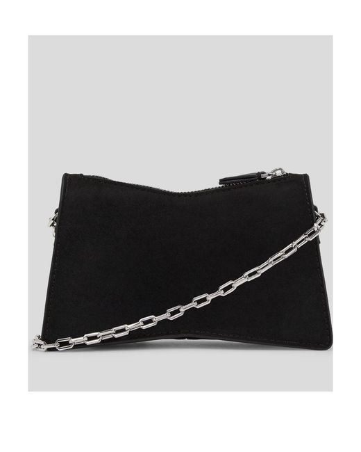 Karl Lagerfeld Black K/Seven Element Crossbody Bag