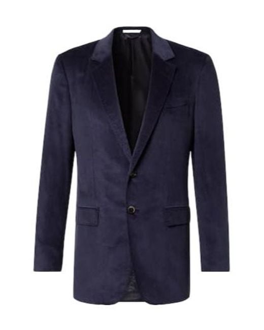 Gabriela Hearst Blue Cotton Corduroy Blazer for men