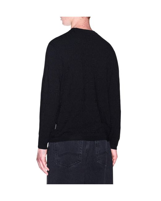 ARMANI EXCHANGE Blue Long-Sleeve Sweatshirt for men