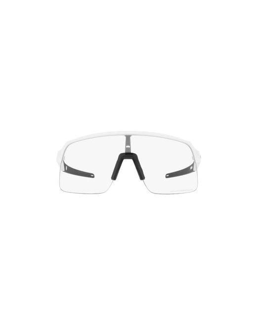 Oakley White Sutro Lite Shield Sunglasses for men