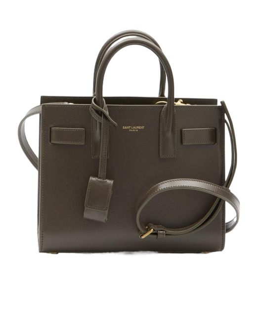 Saint Laurent Black Nano Sac De Jour Tote Bag
