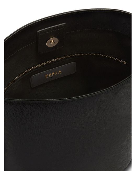 Furla Black Roxie S Logo Detail Bucket Bag