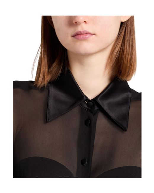 Dolce & Gabbana Black Solid-Color Shirt