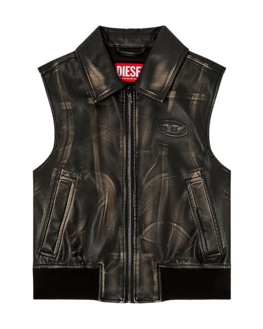 DIESEL Black G-Inko Sleeveless Jacket