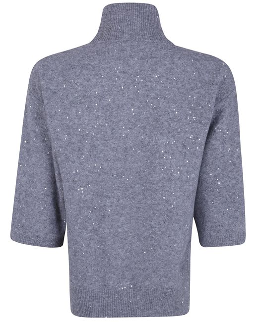 Seventy Blue High-Neck Knit To