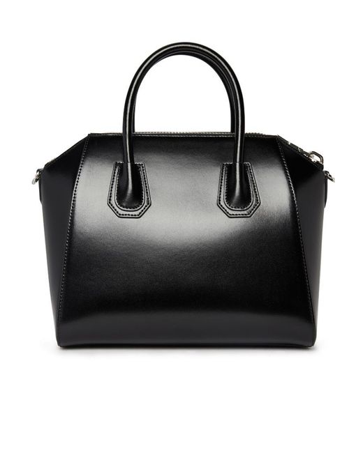Givenchy Black Antigona Logo Handbag