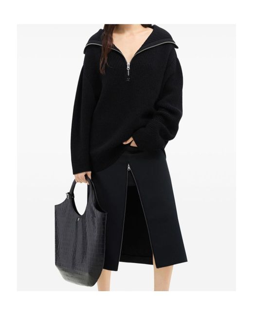 Courreges Black Sweaters for men