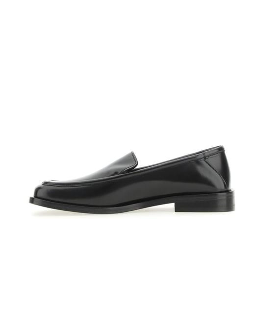 The Attico Black The Evan Slip-On Loafers