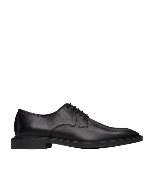 Boss Black Lace-Up Derby Shoes for men