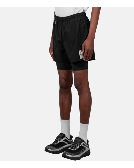 Satisfy Black Shorts for men